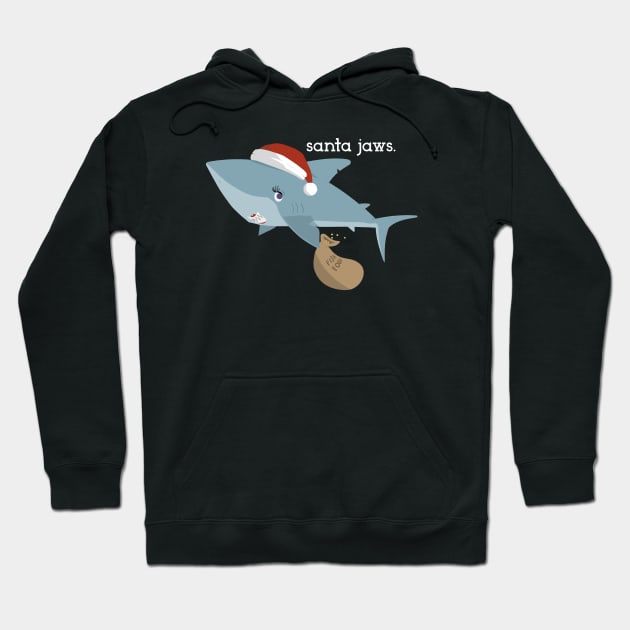 santa jaws. Hoodie by gubsly